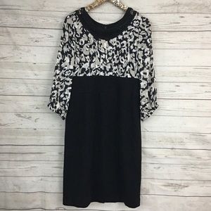 Alfani crochet modest career work dress sheath